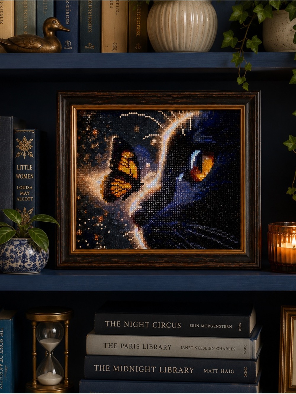 Beautiful cat diamond painting